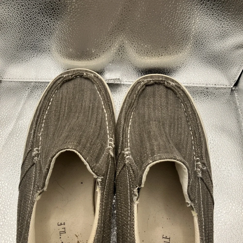 Margaritaville Boat Shoes Mens Size 13 Barbados Canvas Slip On Casual Comfort